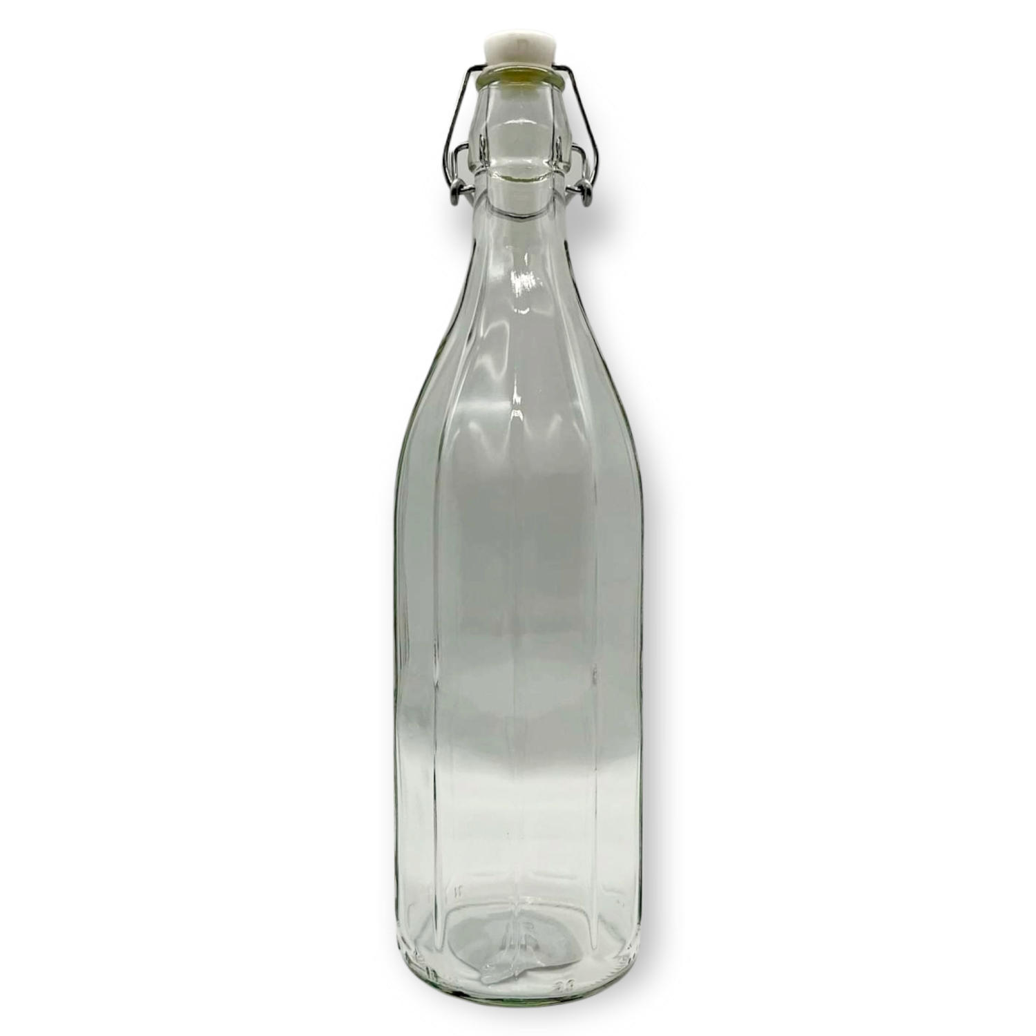 Glassflaske m/Kork 1L