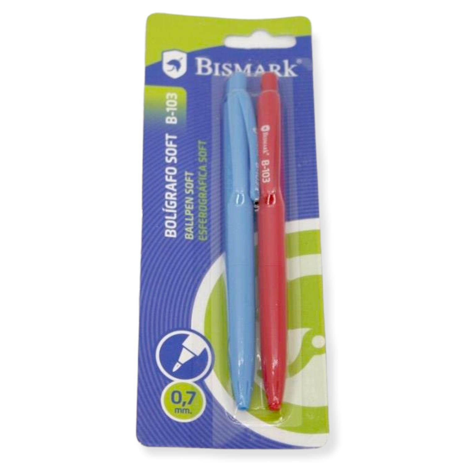 Bismark Kulepenn Soft 0,7mm 2stk