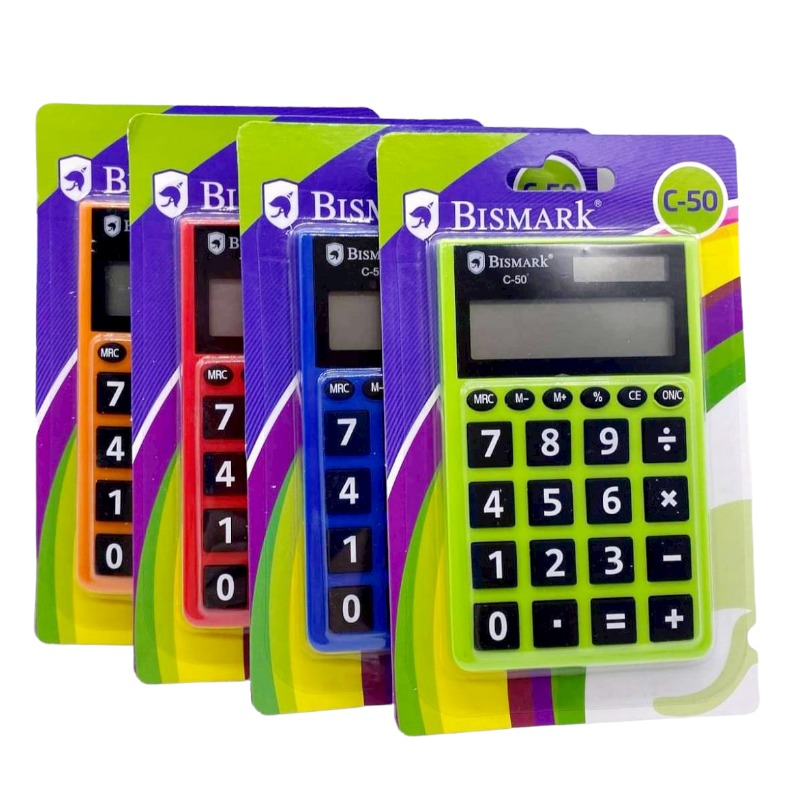 Bismark Kalkulator C-50 Div.Farger