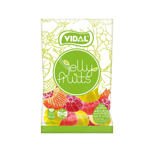 Vidal Jelly Fruits Gluten Free 100gr