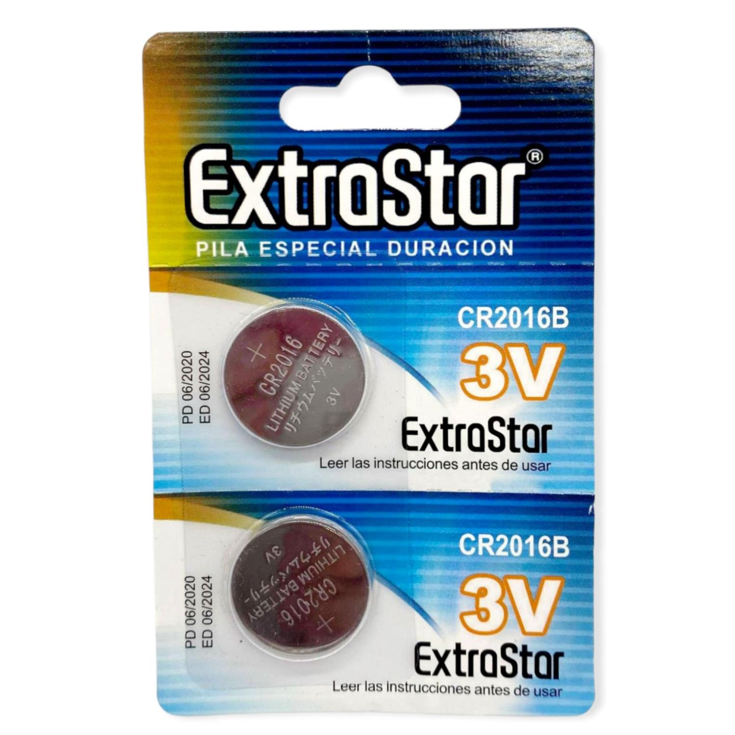 ExtraStar Batteri CR2016 2pk