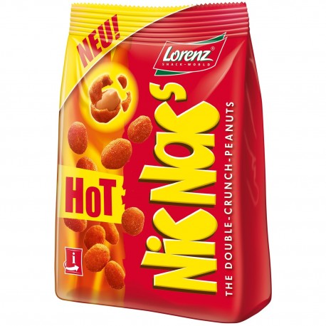 Nic Nac's Hot Double Crunch Peanuts 110g
