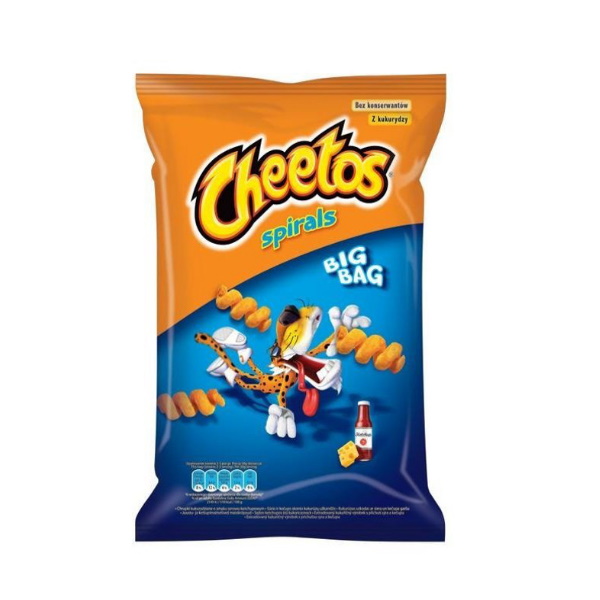 Cheetos Spirals Cheese/Ketchup Snacks 80g