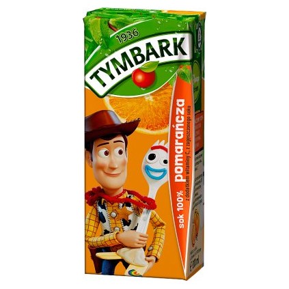 Tymbark 100% Orange Juice 200ml