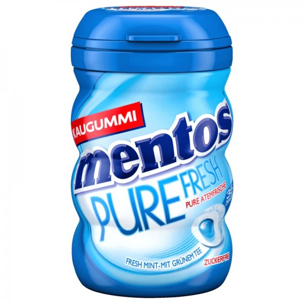 Mentos Pure Fresh Fresh Mint Sugarfree Gum 60g