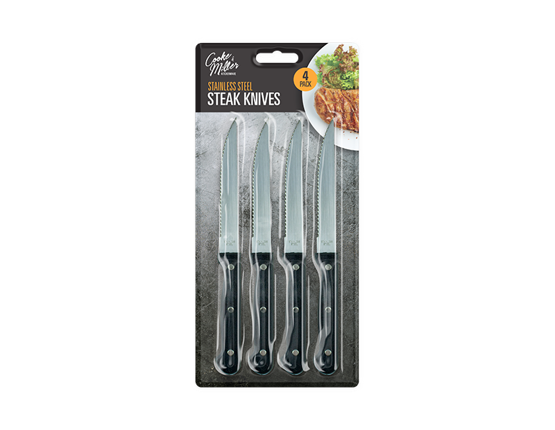 Cooke&Miller Steak Knives 11cm 4pk