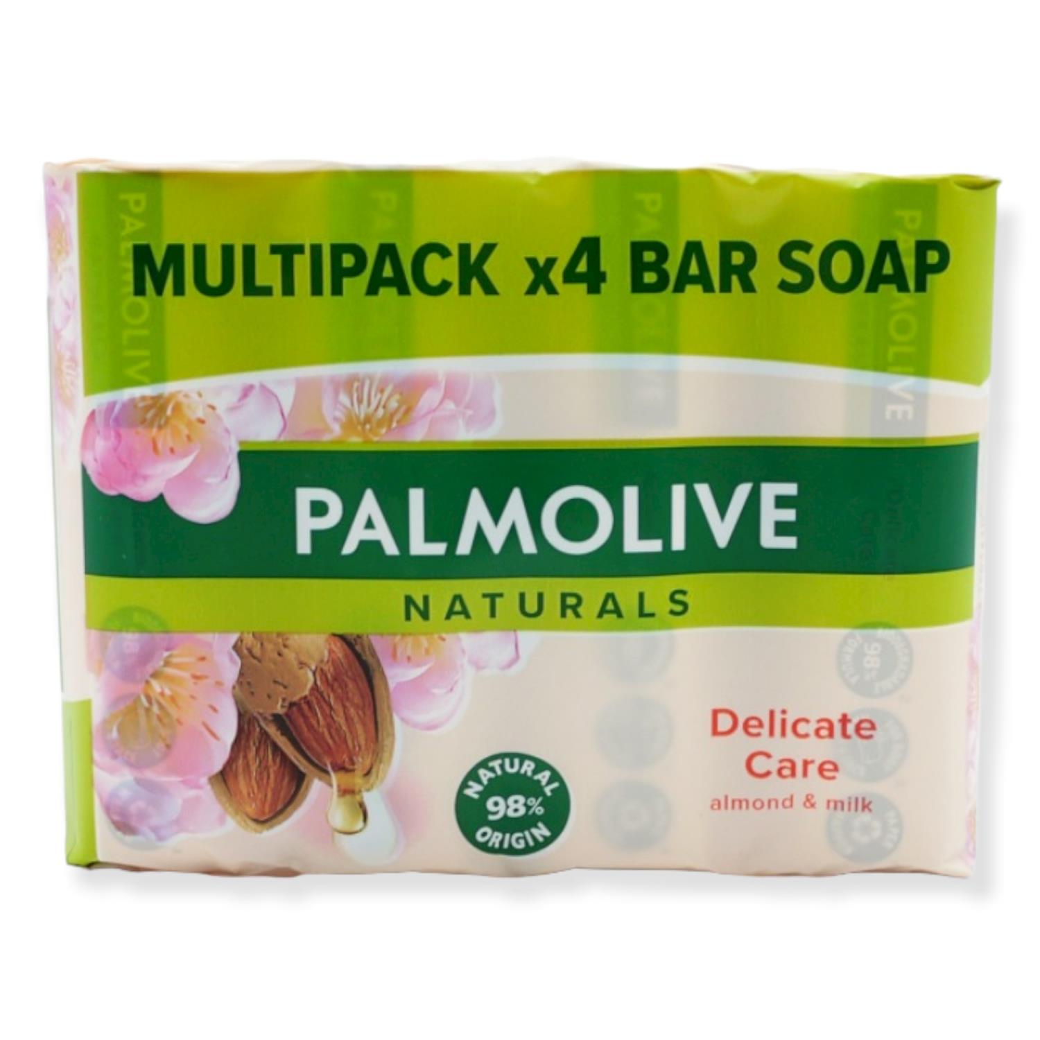 Palmolive Almond & Milk Soap Bar 4x90gr