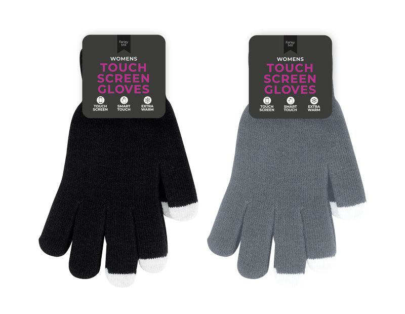 Farley Mill Ladies Touchscreen Gloves Div.Farger