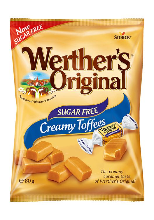 Werther's Original Creamy Toffees Sugar Free 81g