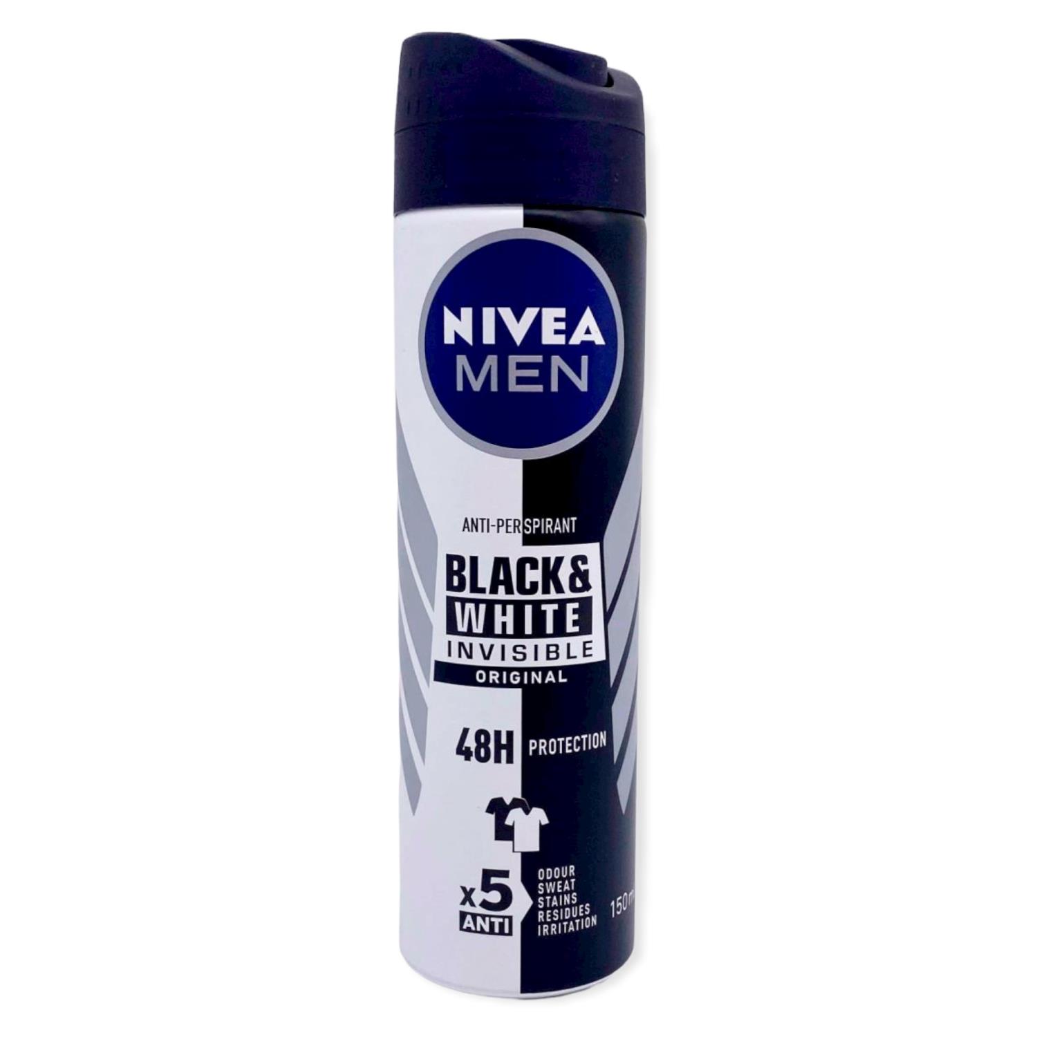 Nivea Men Invisible Black&White Deo Spray 150ml