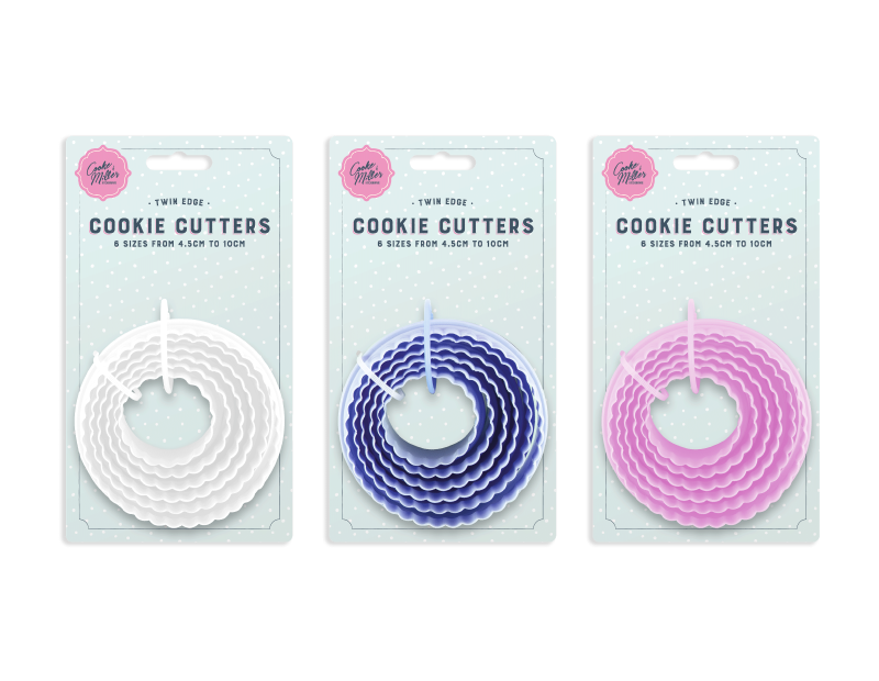 Cooke&Miller Cookie Cutters 6pk