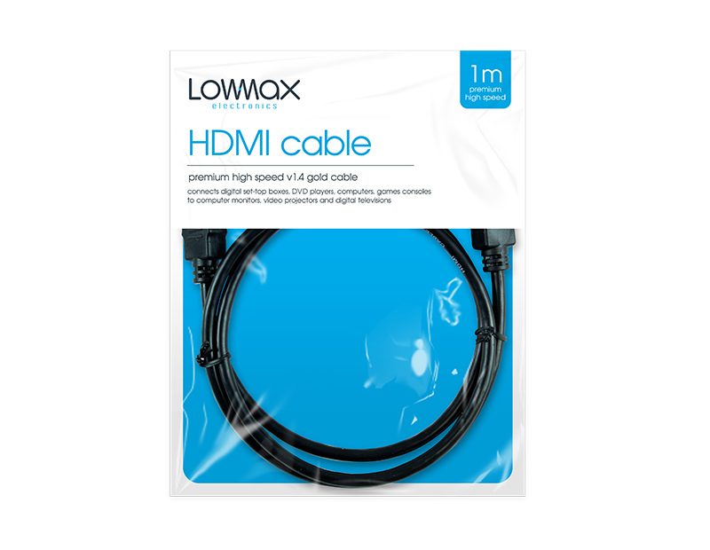Lowmax HDMI Cable 1m
