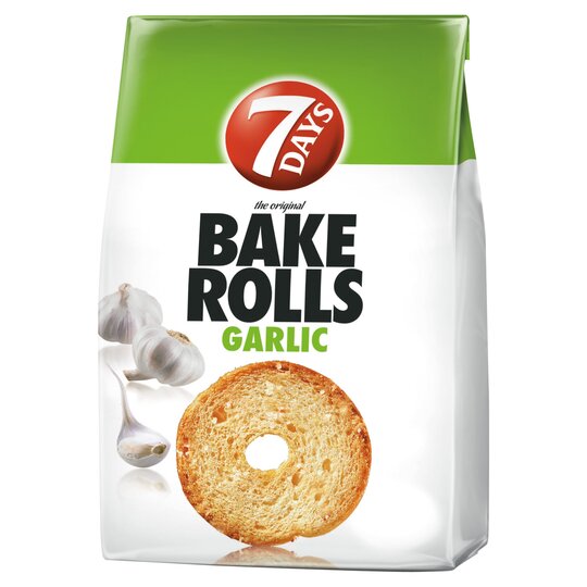 7Days Bake Rolls Garlic 160g