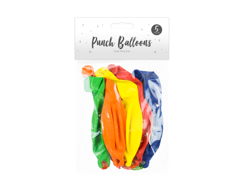 Pop Punch Balloons 5pk