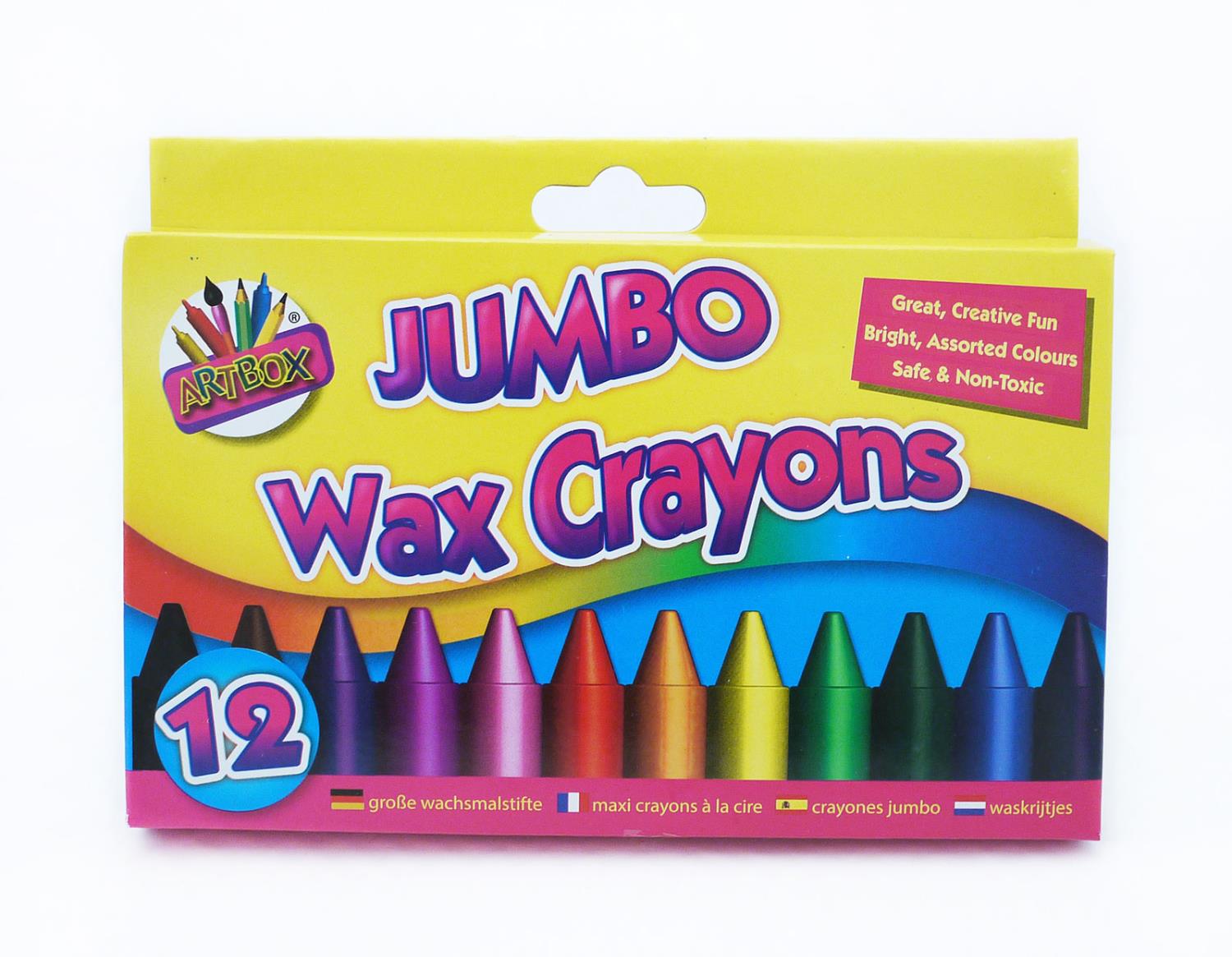 Artbox Jumbo Wax Crayons 12pk