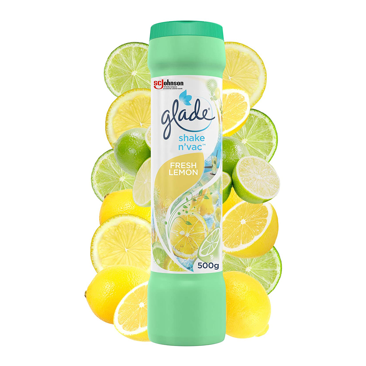 Johnson's Glade Shake'N'Vac Fresh Lemon 500g