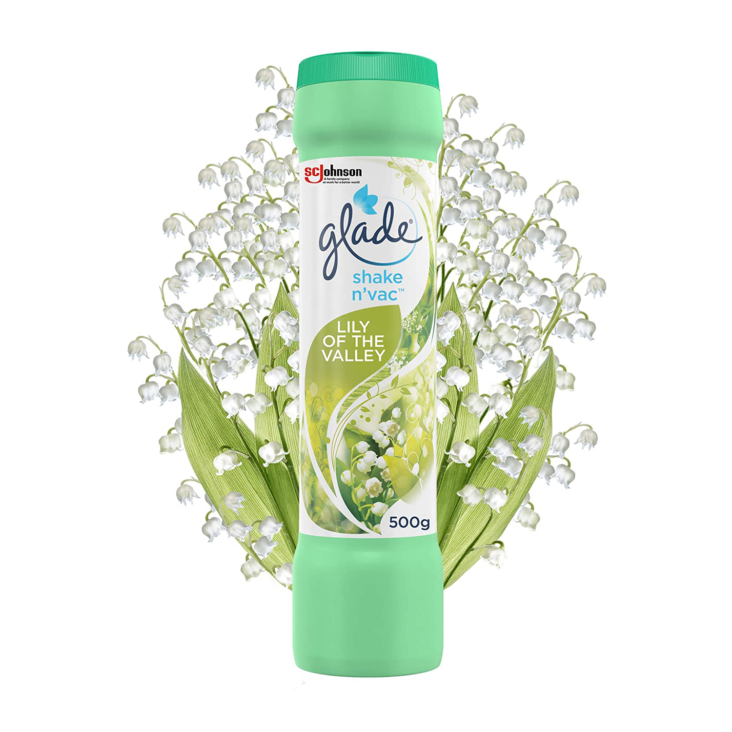 Johnson's Glade Shake'N'Vac Lily of the Valley 500g