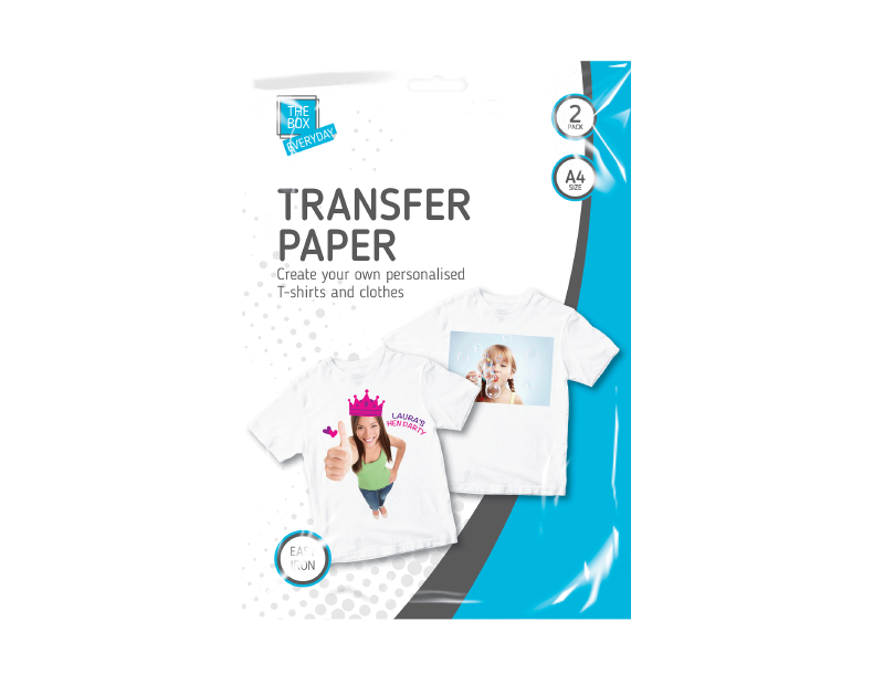 The Box T-Shirt Transfer Paper A4 2pk