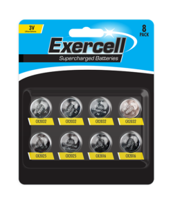 Exercell Batteries CR2016/25/32 8pk