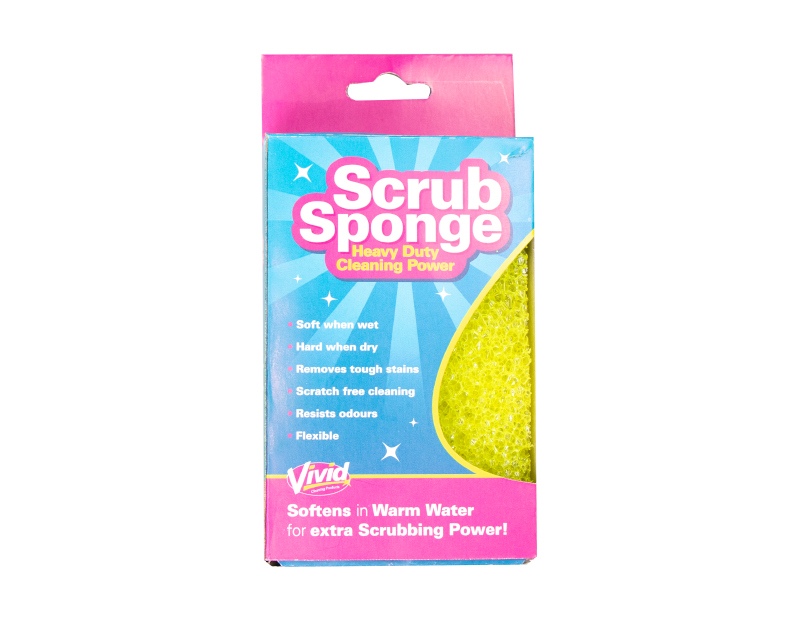 Vivid Scrub Sponge