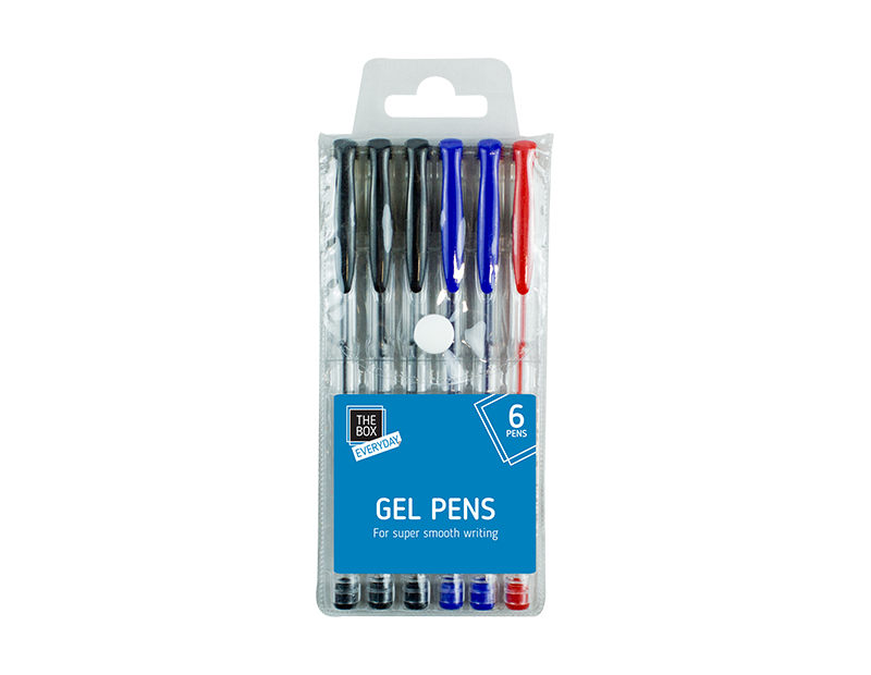 The Box Gel Pens 6pk