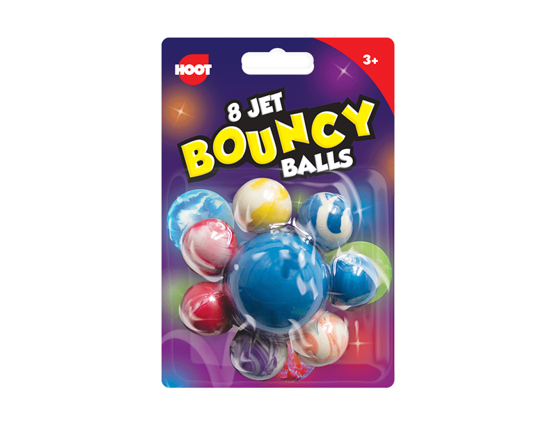 Jet Bouncy Balls 8pk