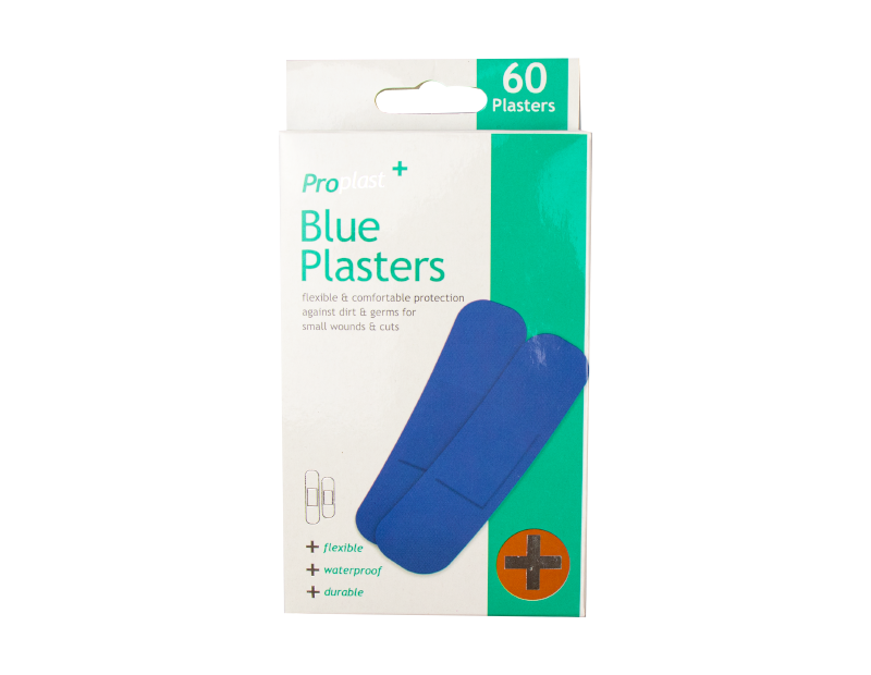 ProPlast Blue Plasters 60pk