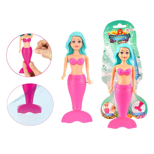 MERMAIDS Mermaid Doll w/Moving Tail