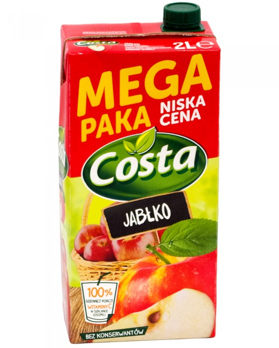 Costa Apple Juice 2L