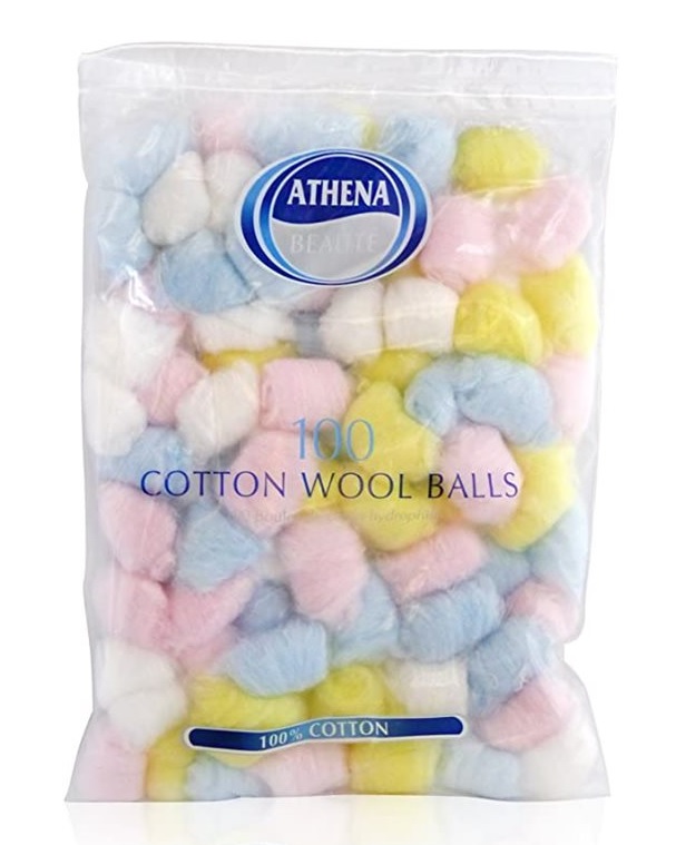 Athena Cotton Balls Color 100pk