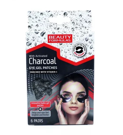 Beauty Formulas Charcoal Eye Gel Patches 6pairs