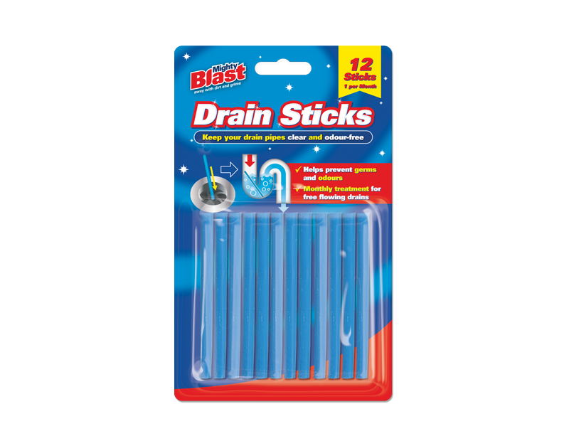 Mighty Blast Drain Sticks 12pk