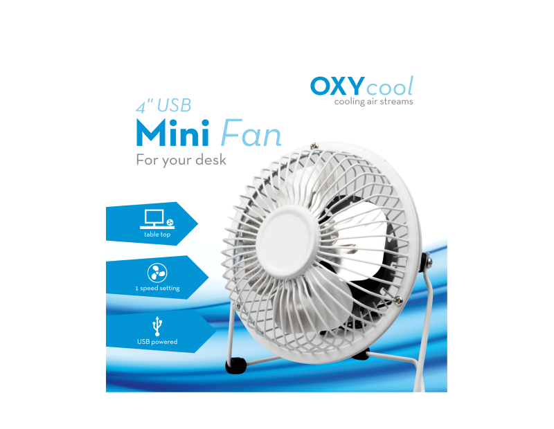 Oxy Cool Mini Fan USB