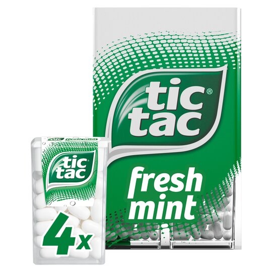 Tic Tac Fresh Mint 64g 4pk
