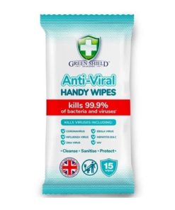 GreenShield Anti-Viral Handy Wipes 15pk