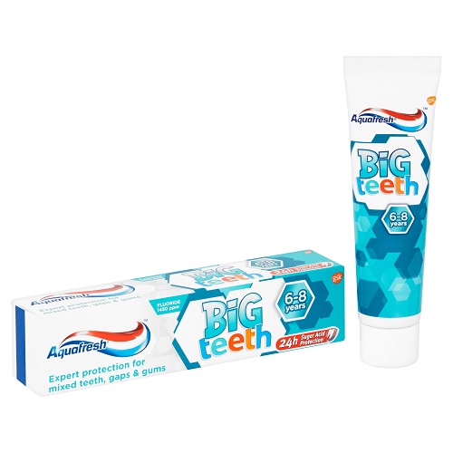 Aquafresh Big Teeth Toothpaste 6-8years 50ml