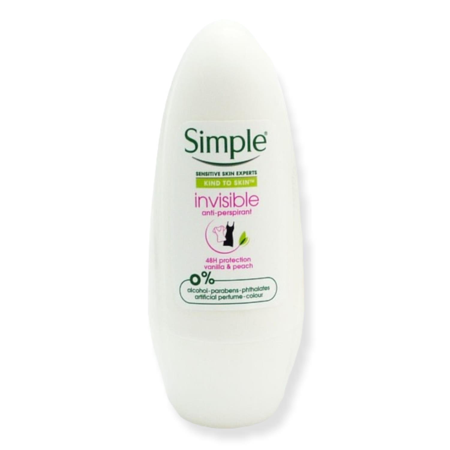 Simple Invisible Kiss Deo Roll-On 50ml