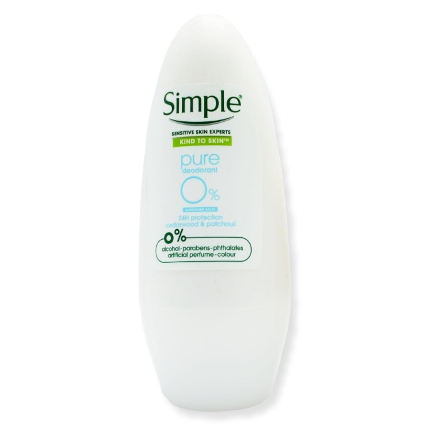 Simple Pure 0% Deo Roll-On 50ml