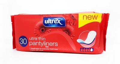 Ultrex Ultra Thin Pantyliner 30pk