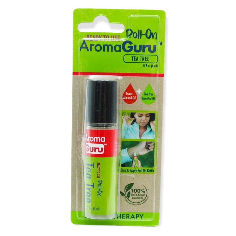 AromaGuru Tea Tree Roll-On Aromatherapy 8ml