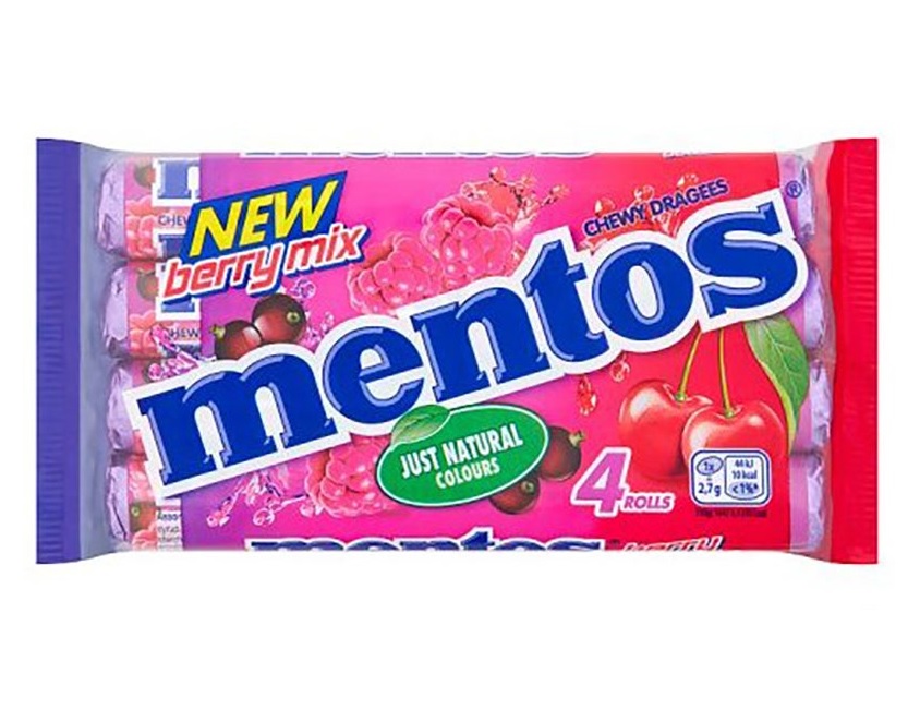 Mentos Berry Mix 4pk