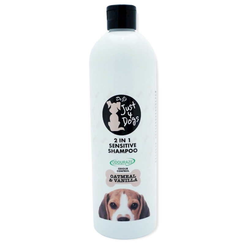 Just4Dogs Oatmeal&Vanilla 2in1 Sensitive Shampoo 500ml