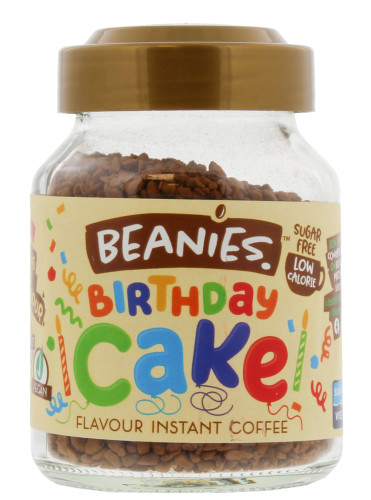 Beanies Birthday Cake Instant Coffee 50g