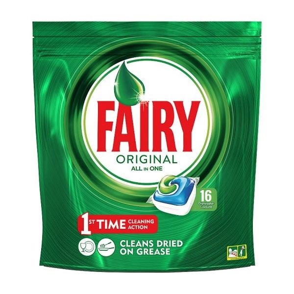 Fairy All In One Dishwasher Tabs 16stk