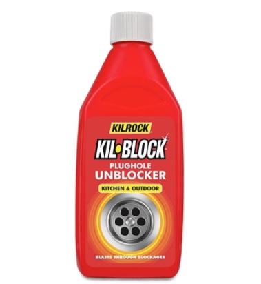 Kilrock Kil-Block Kitchen&Outdoor Pughole Unblocker 500ml
