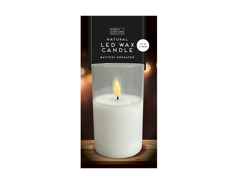Simply Lighting LED Wax Candle 15x7,5cm