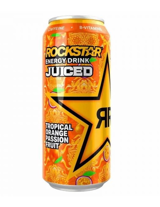 Rockstar Orange & Passion Energy Drink 0,5L