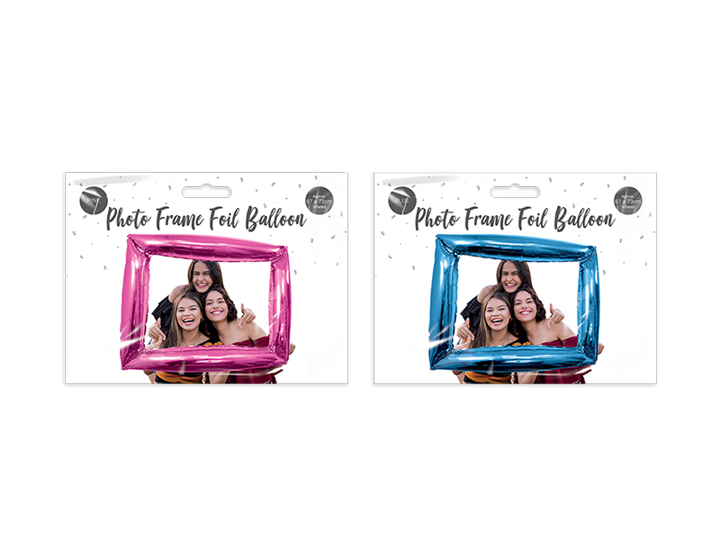 Pop Giant Photo Frame Balloon 87x73cm Div.Farger