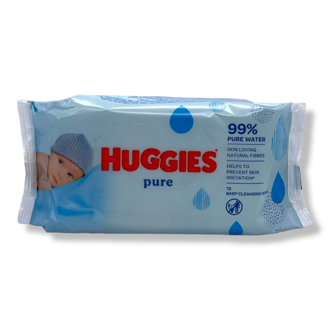 Huggies Pure Baby Wipes 72stk