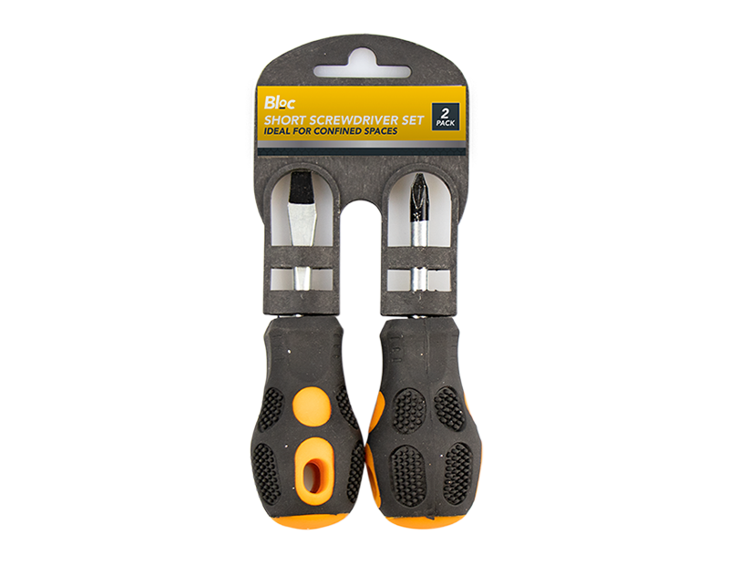 Bloc Short Screwdriver 2pk
